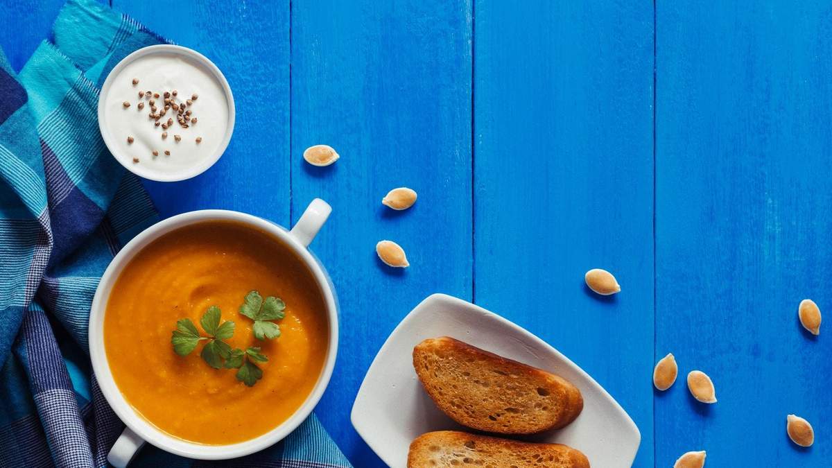 Сезонный рецепт тыквенного крем-супа - Идеи