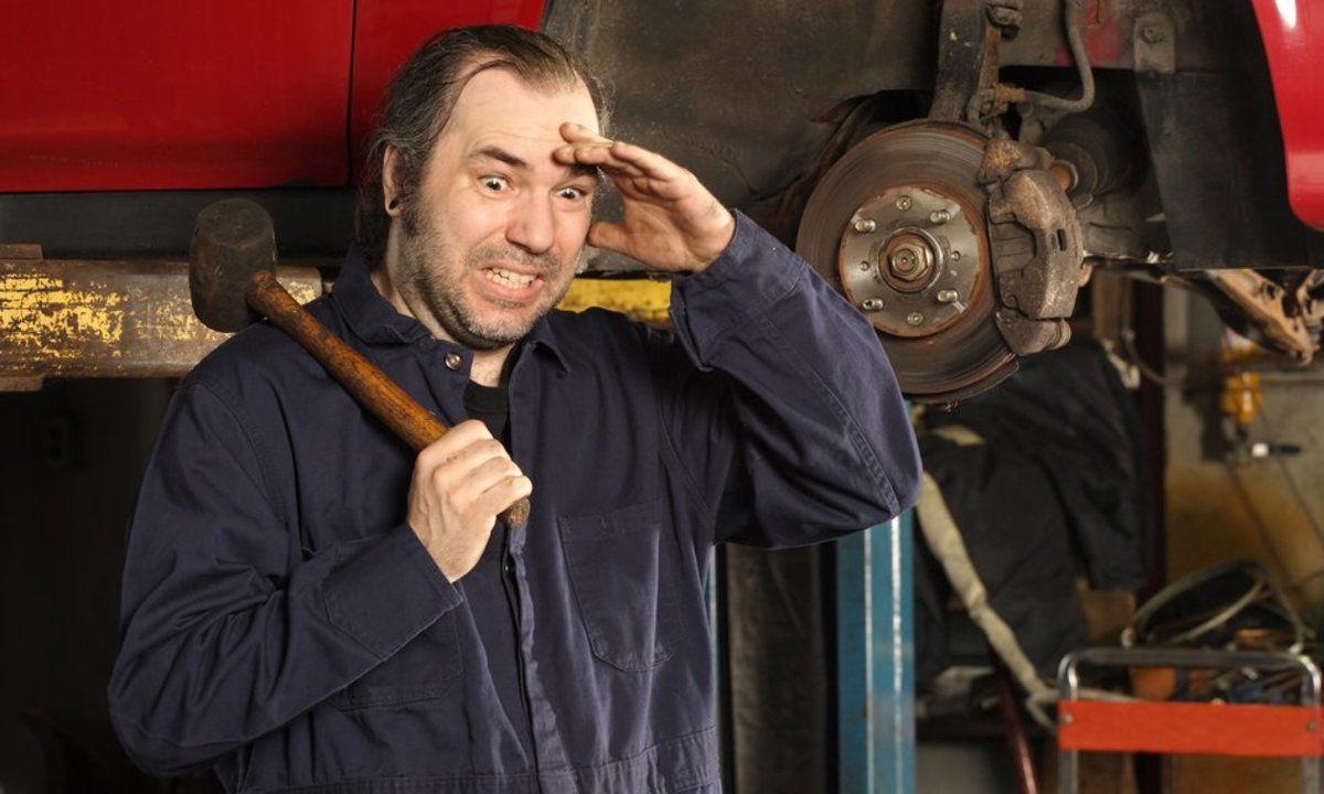 Такого работники СТО еще не видели Такого работники СТО еще не видели