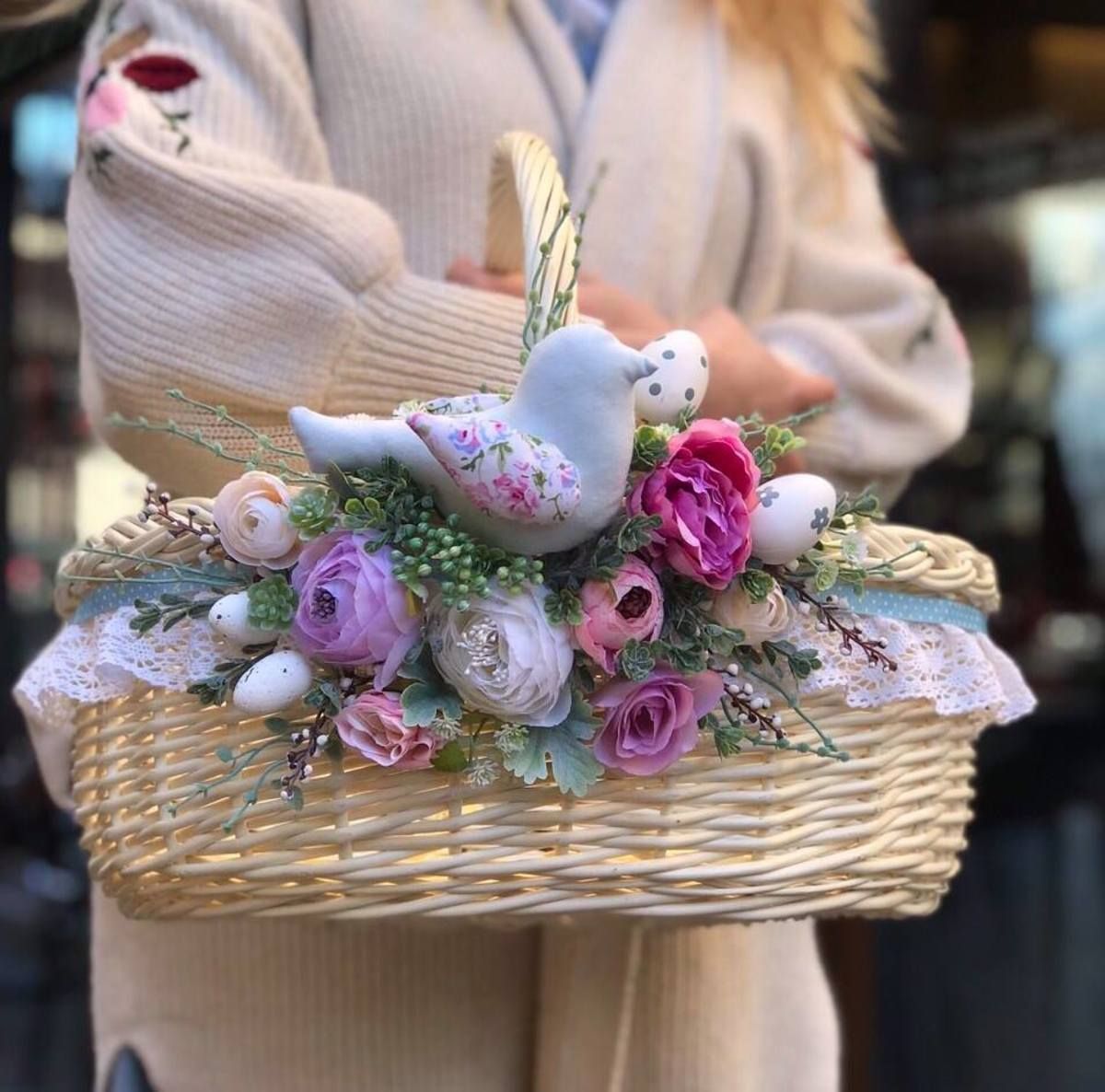 Оригінальний декор великодніх кошиків Оригінальний декор великодніх кошиків