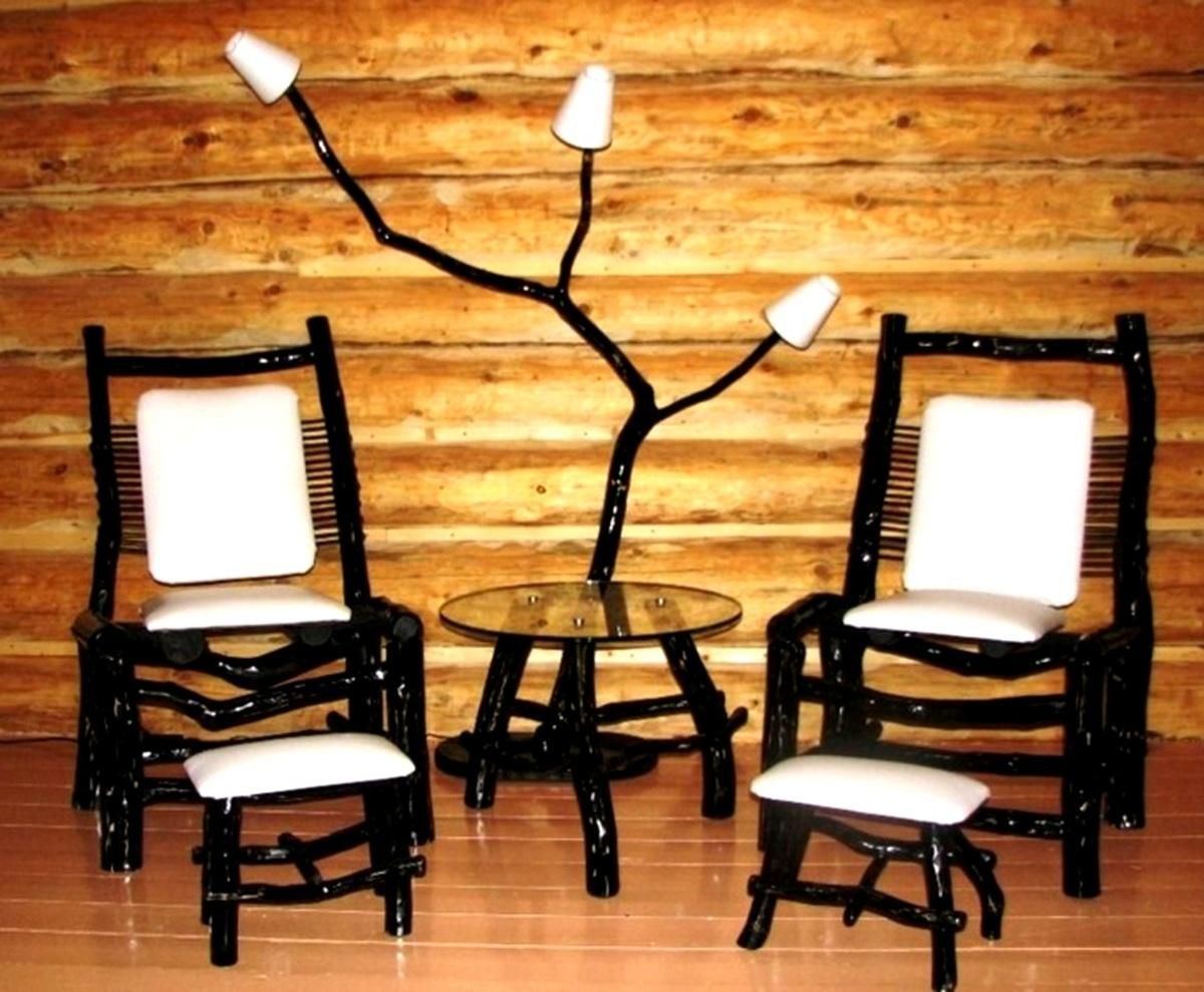 Мебель из веток и бревен своими руками Мебель из веток и бревен своими руками