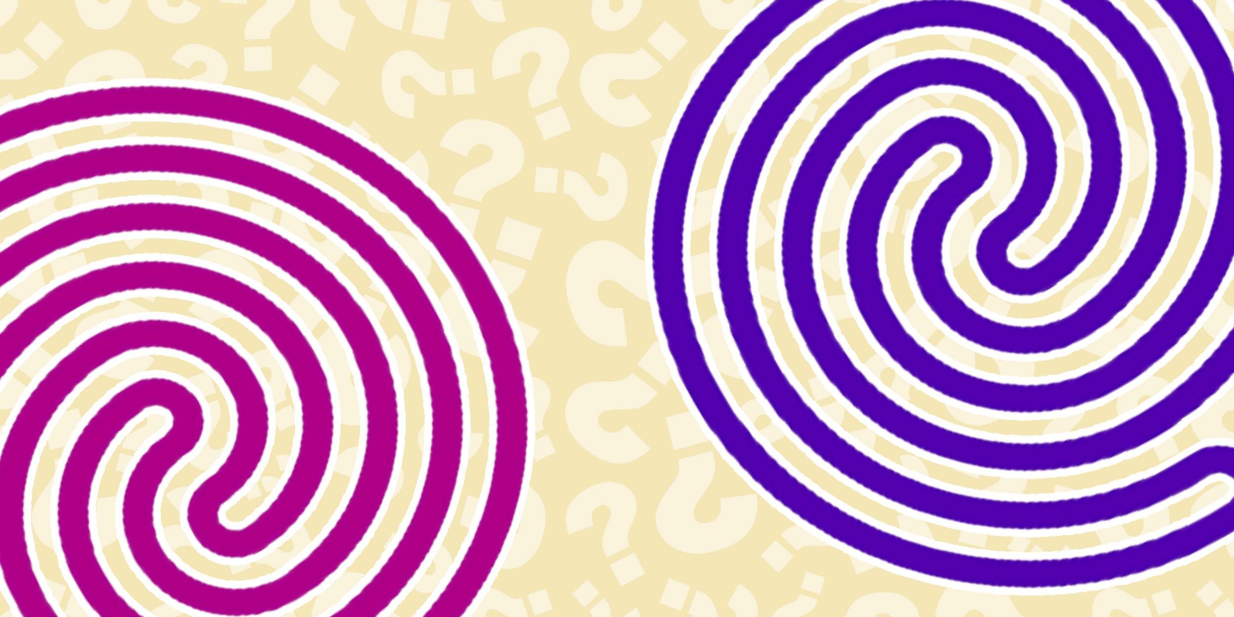 Головоломка про дві спіралі Головоломка про дві спіралі