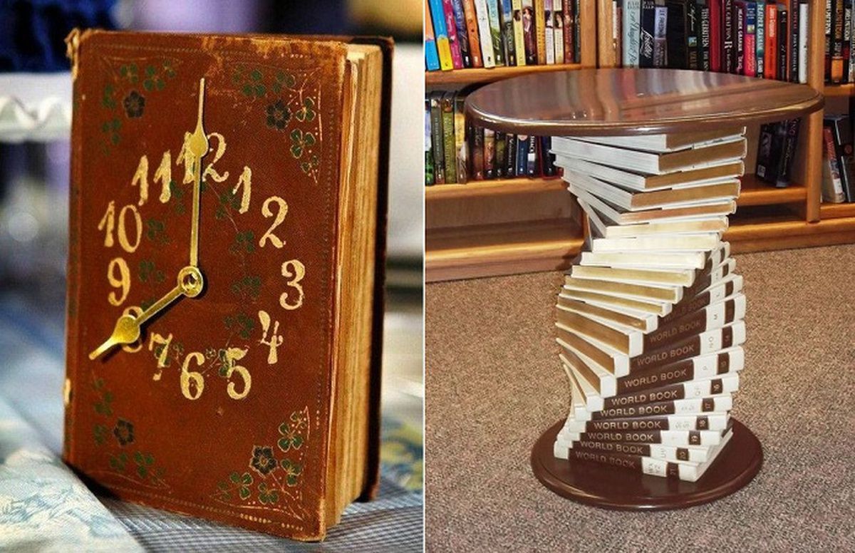 Не кваптесь викидати старі книжки: 9 лайфхаків, які прикрасять ваш інтер'єр Не кваптесь викидати старі книжки: 9 лайфхаків, які прикрасять ваш інтер'єр