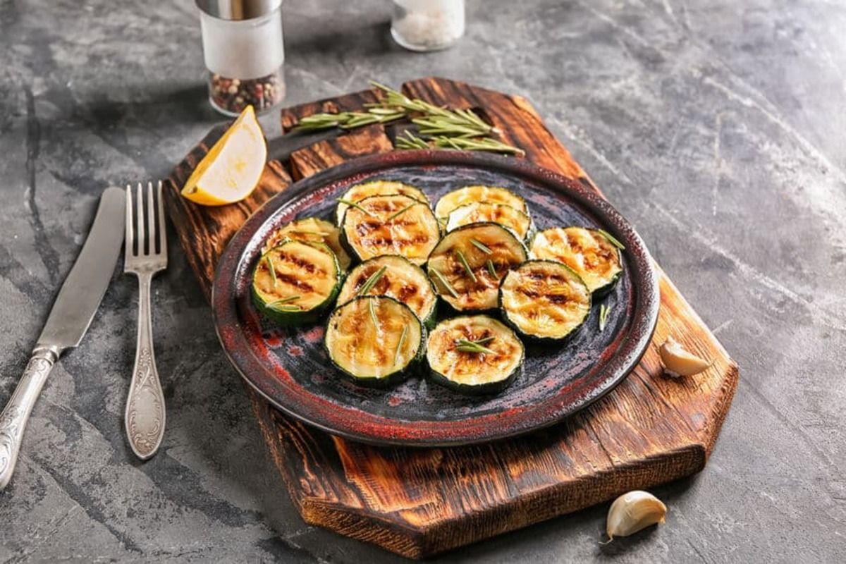 Вкусные кабачки на гриле Вкусные кабачки на гриле