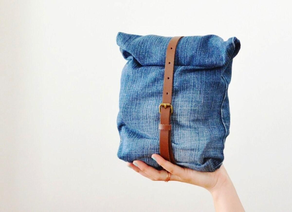 Простий спосіб пошити сумку з джинсів