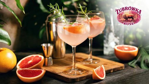 Яркий напиток для летнего релакса: делимся простым рецептом Zubrowka Rose Tonic