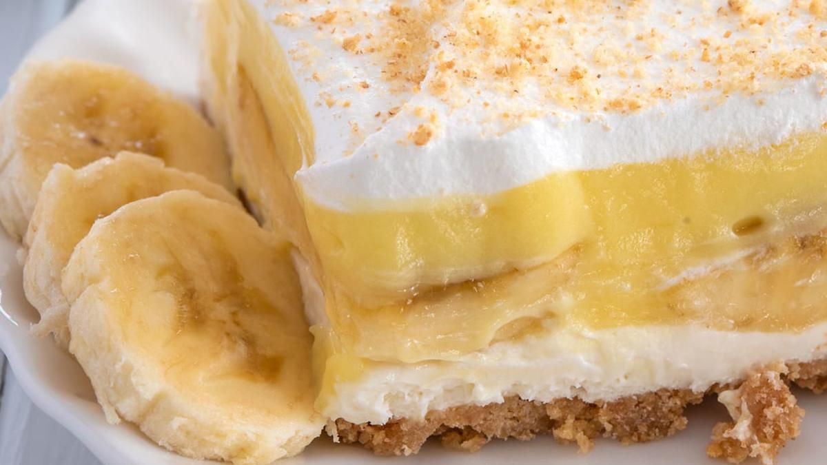 Рцепт дієтичного сирного пирога з бананами