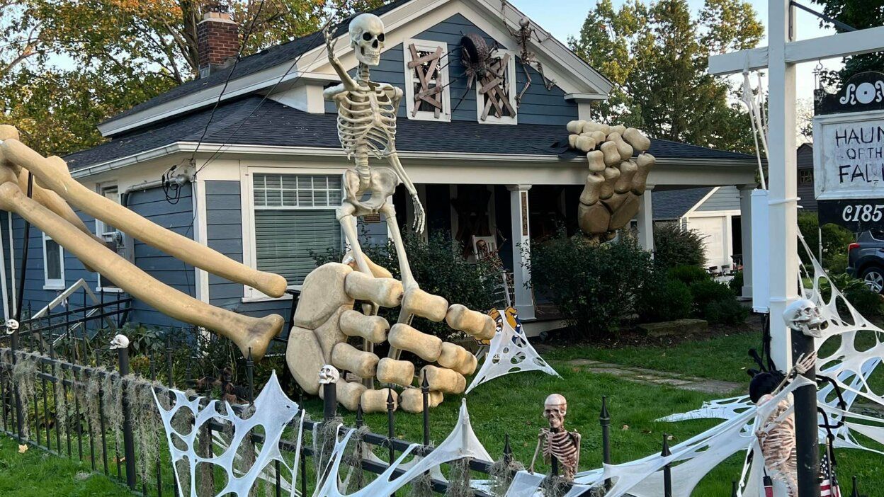 Чоловік створив гігантський скелет, здивувавши сусідів та соцмережі: фото дивовижі - Ідеї