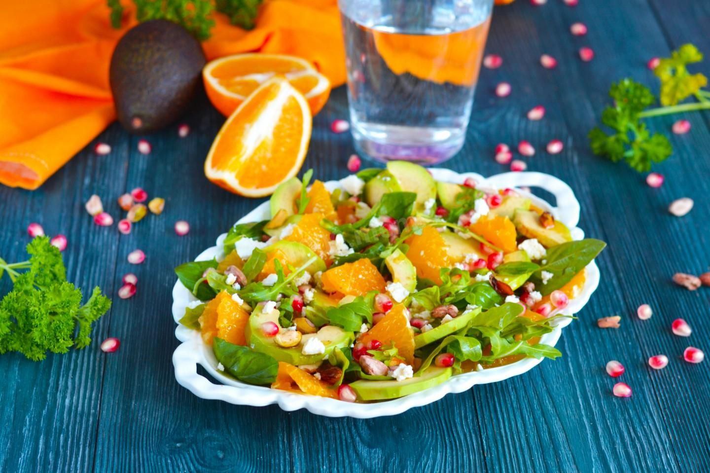 Рецепт апельсинового салата с курицей Рецепт апельсинового салата с курицей