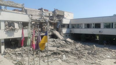 Залишились лише руїни: моторошні кадри знищеного вищого навчального закладу у Харкові