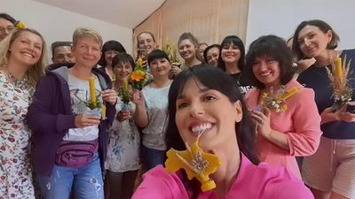 Маша Ефросинина приехала в лагерь к женщинам с оккупированных территорий: теплые видео из Карпат